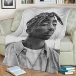 105701 tupac shakur fleece throw blanket 0
