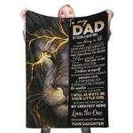 112488 to my dad fleece throw blanket 0