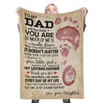 112491 to my dad fleece throw blanket 0