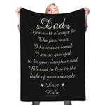 112509 to my dad fleece throw blanket 0