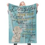 112545 to my daughter fleece throw blanket 0