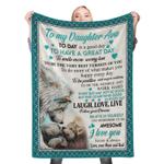 112593 to my daughter fleece throw blanket 0