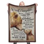 112629 to my daughter fleece throw blanket 0