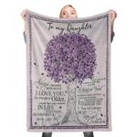 112632 to my daughter fleece throw blanket 0