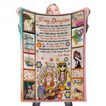 112683 to my daughter fleece throw blanket 0