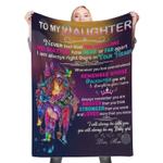 112710 to my daughter fleece throw blanket 0