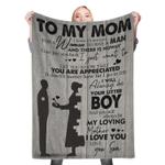 112879 to my mom fleece throw blanket 0