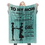 112903 to my mom fleece throw blanket 0