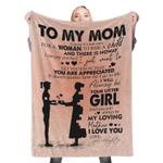 112909 to my mom fleece throw blanket 0