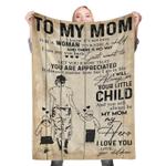 112924 to my mom fleece throw blanket 0
