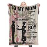 112933 to my mom fleece throw blanket 0