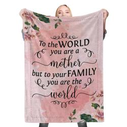 To My Mom My Loving Mom Fleece Throw Blanket Meaningful Gift For Christmas
