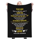 113041 to my mom fleece throw blanket 0