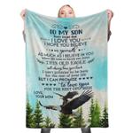113083 to my son fleece throw blanket 0