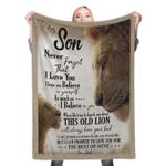 113086 to my son fleece throw blanket 0