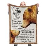 113098 to my son fleece throw blanket 0