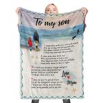 113126 to my son fleece throw blanket 0