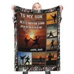 113129 to my son fleece throw blanket 0