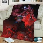 186381 attack on titan armin v1 fleece throw blanket 0