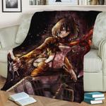 186387 attack on titan fleece throw blanket 0