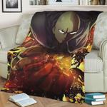 186598 one punch man fleece throw blanket 0