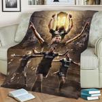 189219 afc ajax fleece throw blanket 0