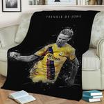189441 frenkie de jong fleece throw blanket 0