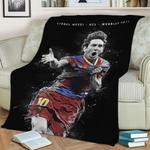 189577 lionel messi fleece throw blanket 0