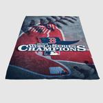 2013 red sox champions soft fleece blanket 0