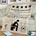 5 star bathroom craft fleece throw blanket 0