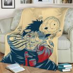 67162 obito uchiha fleece throw blanket 0