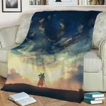 67342 one piece fleece throw blanket 0
