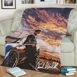 67620 paul walker fleece throw blanket 0