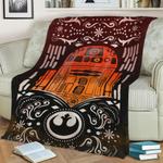 70682 r2d2 fleece throw blanket 0