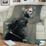 70758 ragnar lothbrok fleece throw blanket 0