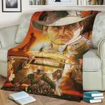 70800 raiders of the lost ark fleece throw blanket 0
