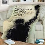 71272 rocky balboa quotes fleece throw blanket 0