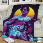71296 rocky balboa fleece throw blanket 0