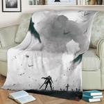 79100 attack on titan fleece throw blanket 0