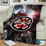 79150 black clover fleece throw blanket 0