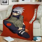 79438 kakashi fleece throw blanket 0
