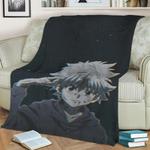 79456 killua fleece throw blanket 0