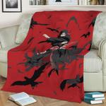 79910 uchiha itachi fleece throw blanket 0