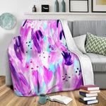 80s glam fleece throw blanket 0
