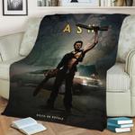 82557 ash fleece throw blanket 0