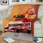 83035 michael schumacher fleece throw blanket 0