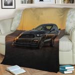 83079 mustang fleece throw blanket 0