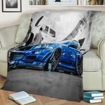 83163 nissan skyline gtr r34 fleece throw blanket 0