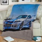 83171 nissan skyline r34 gtr fleece throw blanket 0