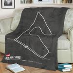 83261 red bull ring fleece throw blanket 0